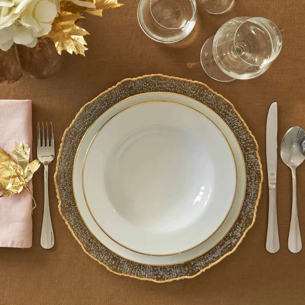 Platos de porcelana Maestà La Porcellana Bianca