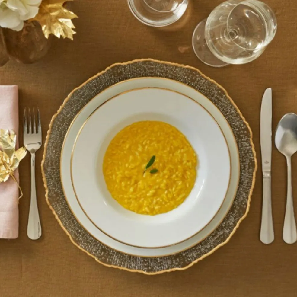 Platos de porcelana Maestà La Porcellana Bianca