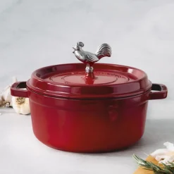 Pomo de acero inoxidable para cocotte Staub