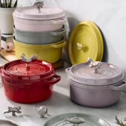 Pomo de acero inoxidable para cocotte Staub
