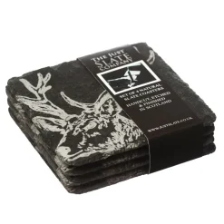 Posavasos individuales de pizarra Selbrae