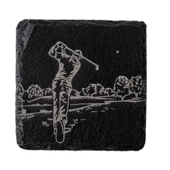 Posavasos individuales de pizarra Selbrae