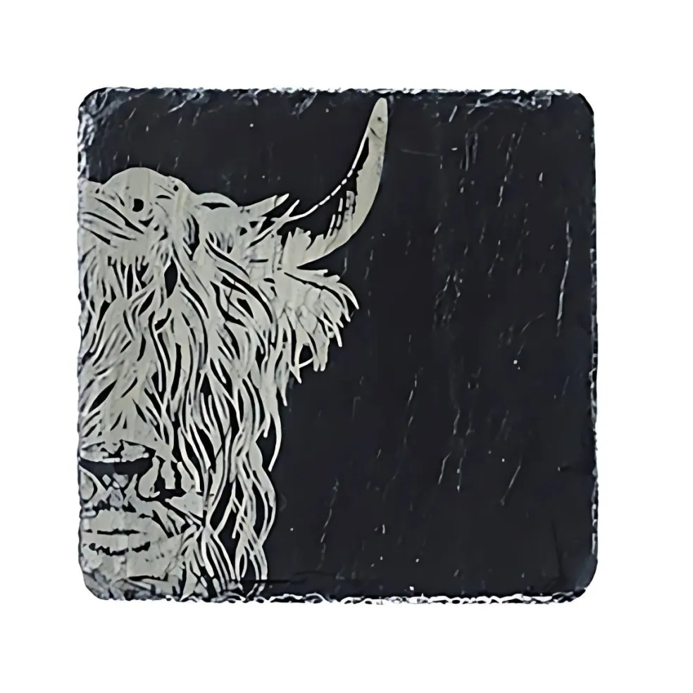 Posavasos individuales de pizarra Selbrae
