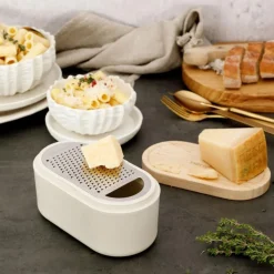 Rallador con contenedor y dos tapas Microplane