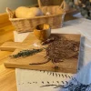 Recipiente con tapa de madera de olivo Selbrae