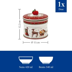Recipiente de porcelana para galletas Winter Bakery Delight Villeroy & Boch