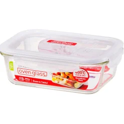 Recipientes de cristal rectangular con tapa Lock&Lock