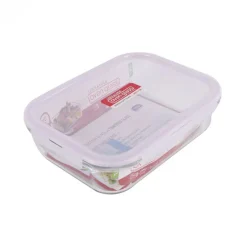 Recipientes de cristal rectangular con tapa Lock&Lock