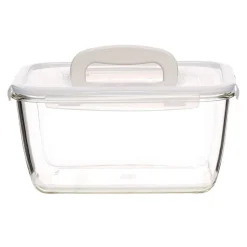 Recipientes de cristal rectangular con tapa Lock&Lock