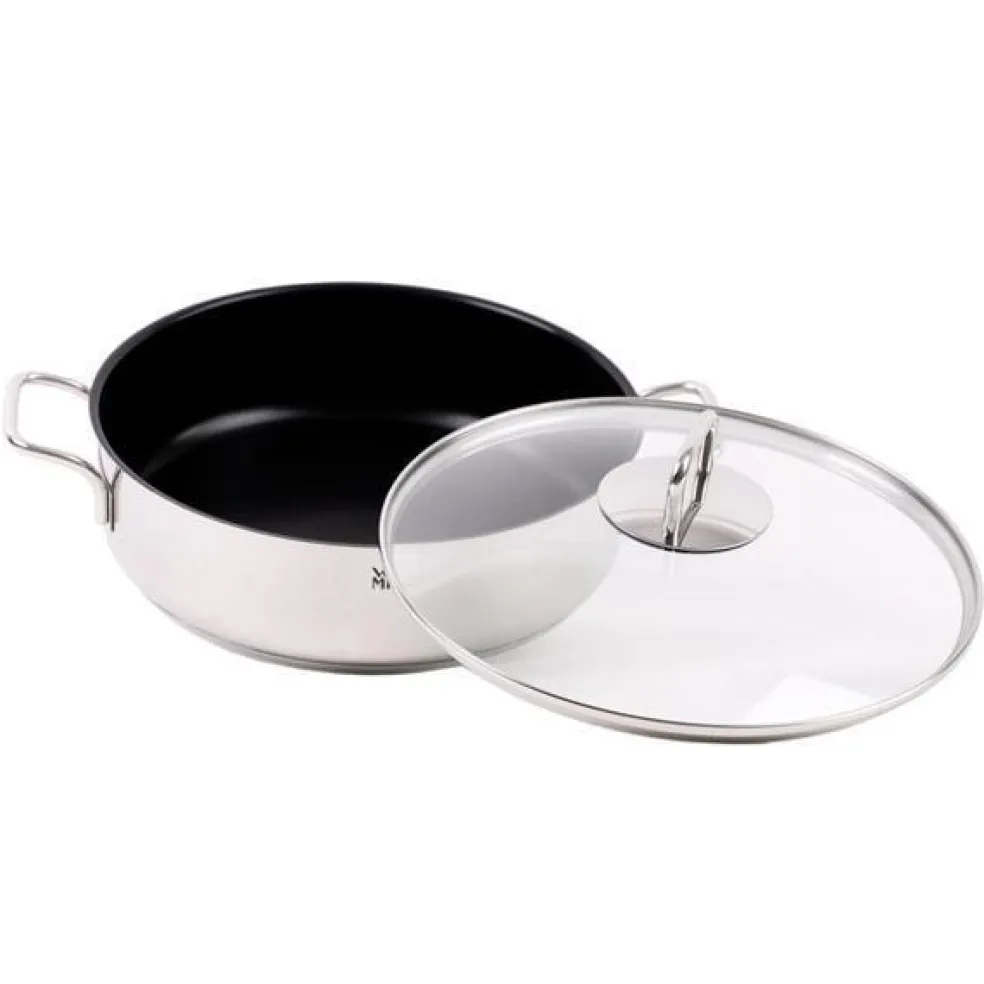 Rustidera con antiadherente cerámico y tapa de cristal 28 cm WMF