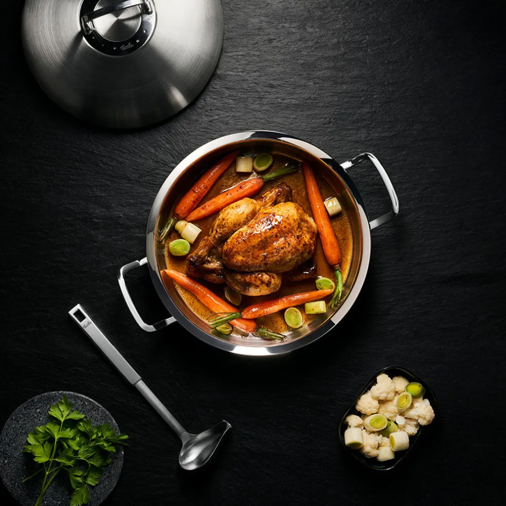 Rustidera de acero inoxidable con tapa Original-Profi Collection® Fissler