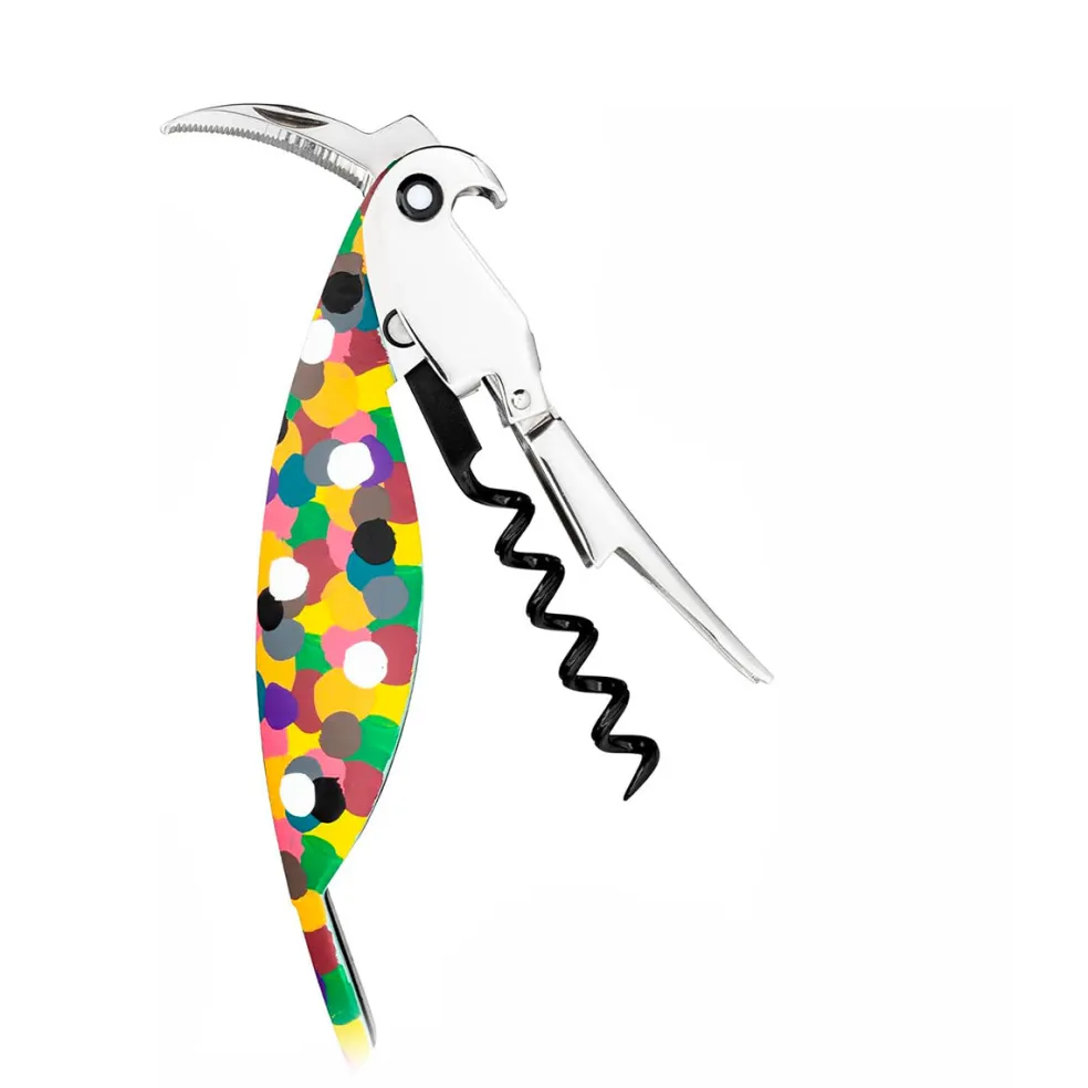 Sacacorchos de aluminio fundido Parrot Alessi