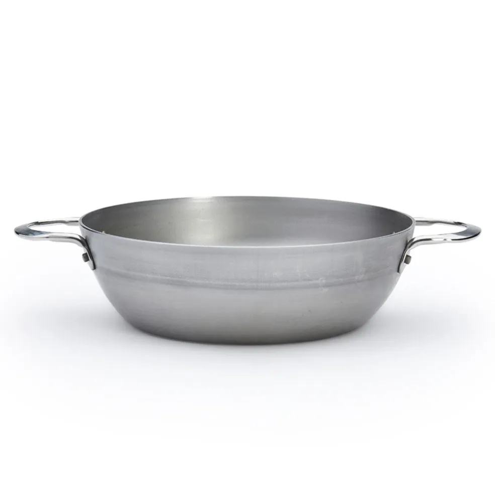 Sartén alta con 2 asas hierro Mineral B De Buyer (fuego y horno)