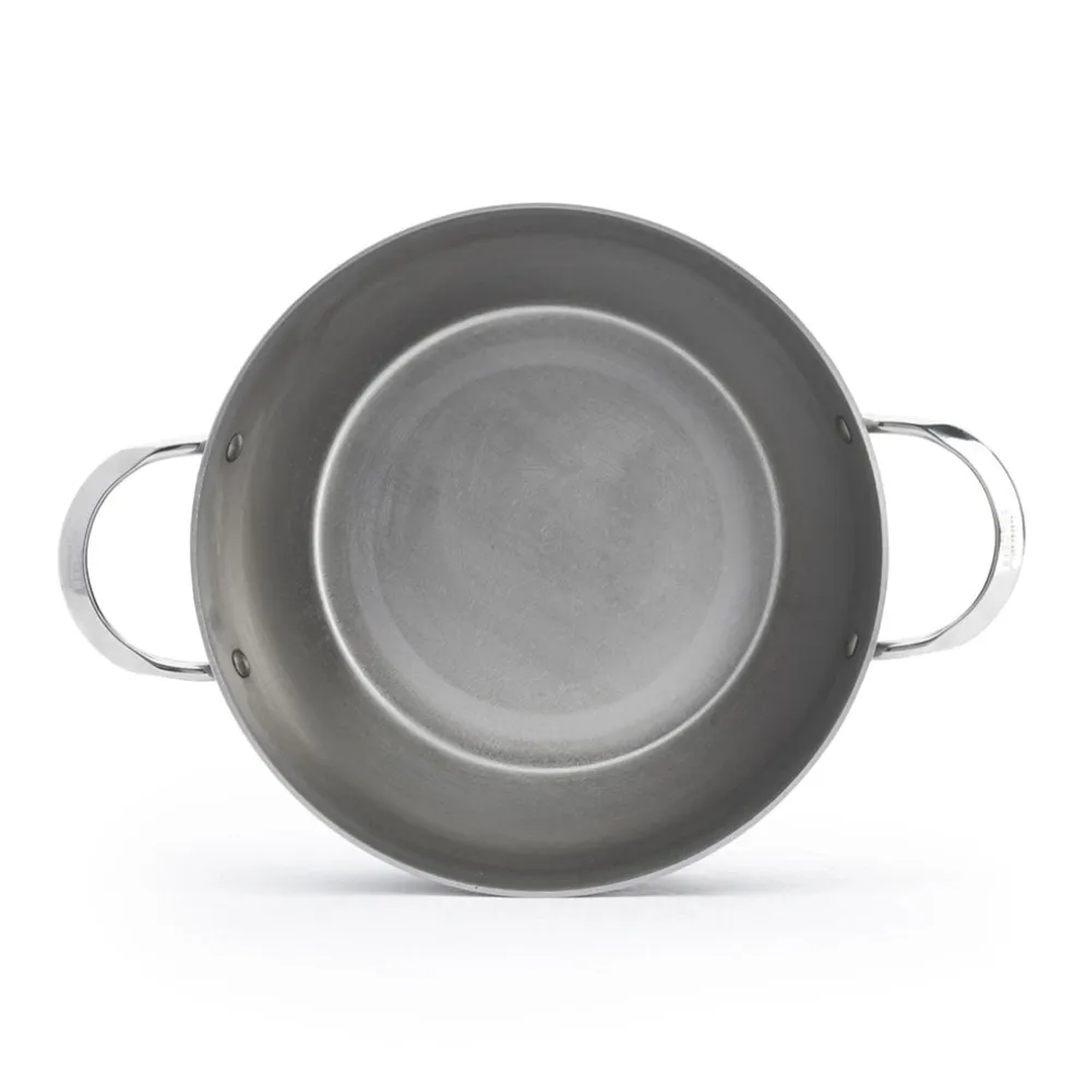 Sartén alta con 2 asas hierro Mineral B De Buyer (fuego y horno)