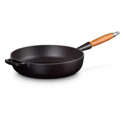 Sartén alta de hierro con mango de madera Le Creuset