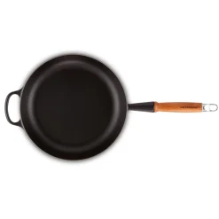 Sartén alta de hierro con mango de madera Le Creuset