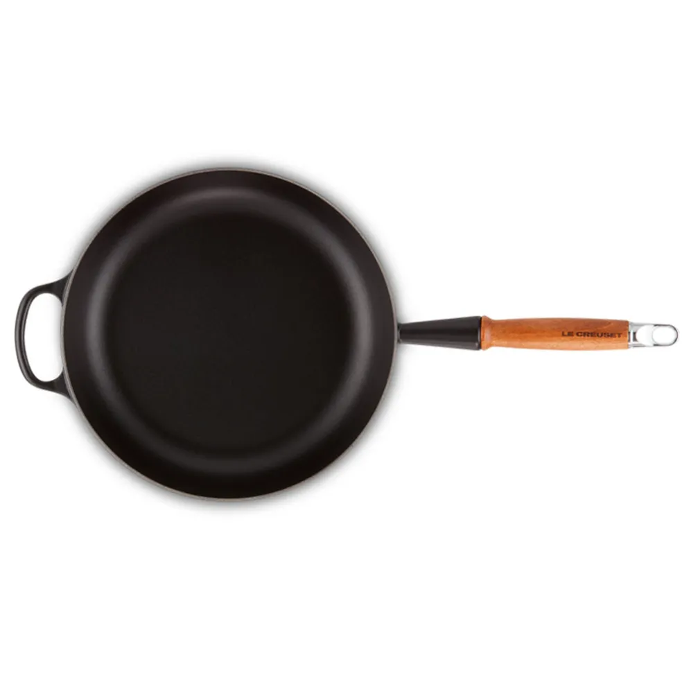 Sartén alta de hierro con mango de madera Le Creuset