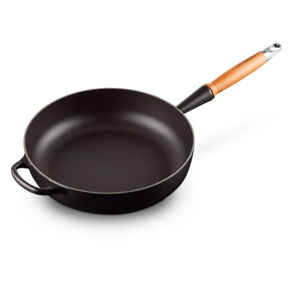 Sartén alta de hierro con mango de madera Le Creuset
