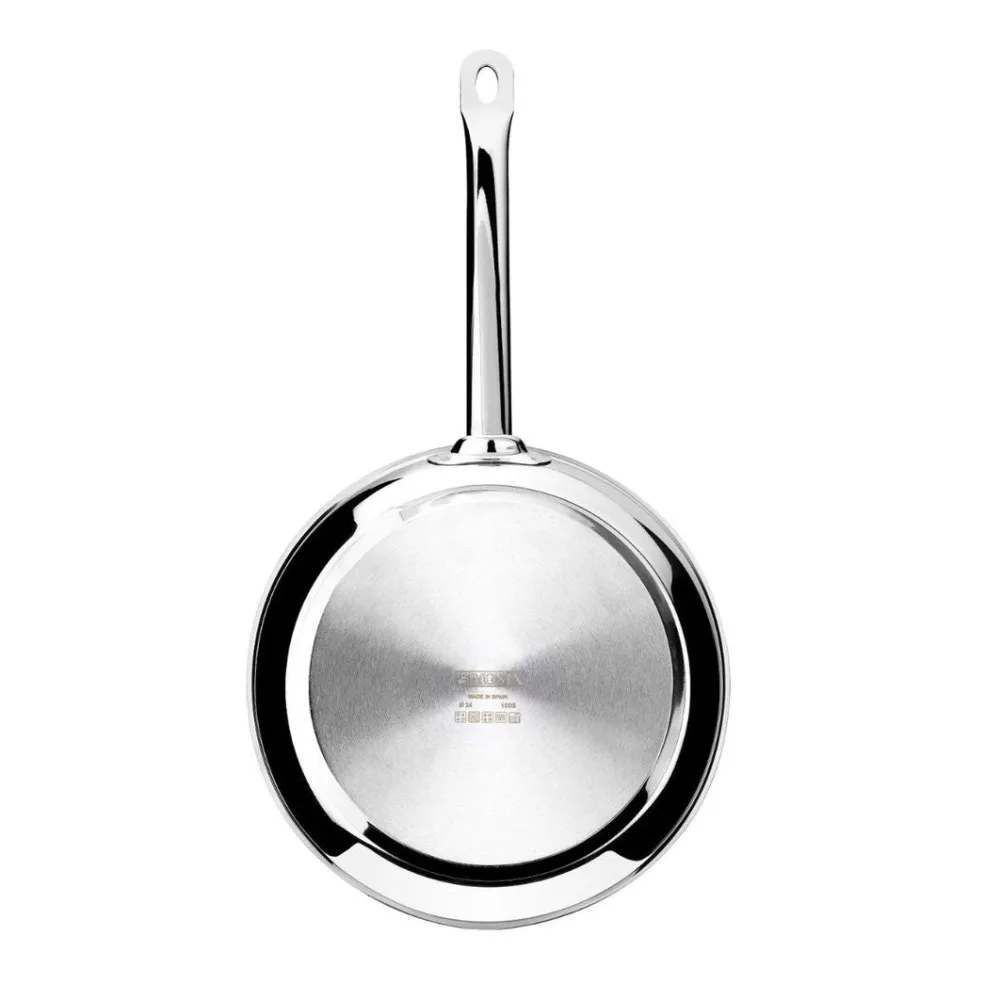 Sartén Antiadherente Chef con exterior inox Monix