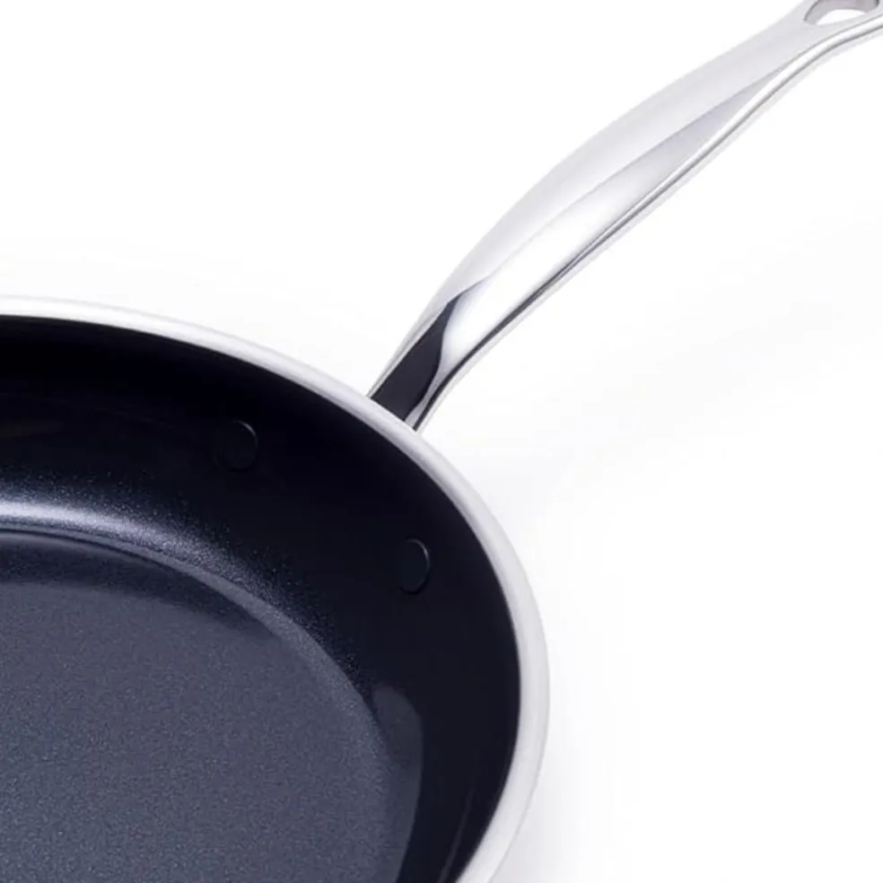 Sartén cerámica con exterior acero inoxidable Premiere GreenPan