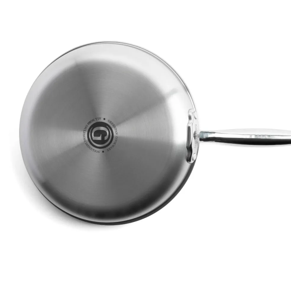 Sartén cerámica con exterior acero inoxidable Premiere GreenPan