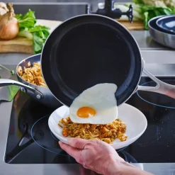 Sartén cerámica con exterior de acero inoxidable Geneva GreenPan