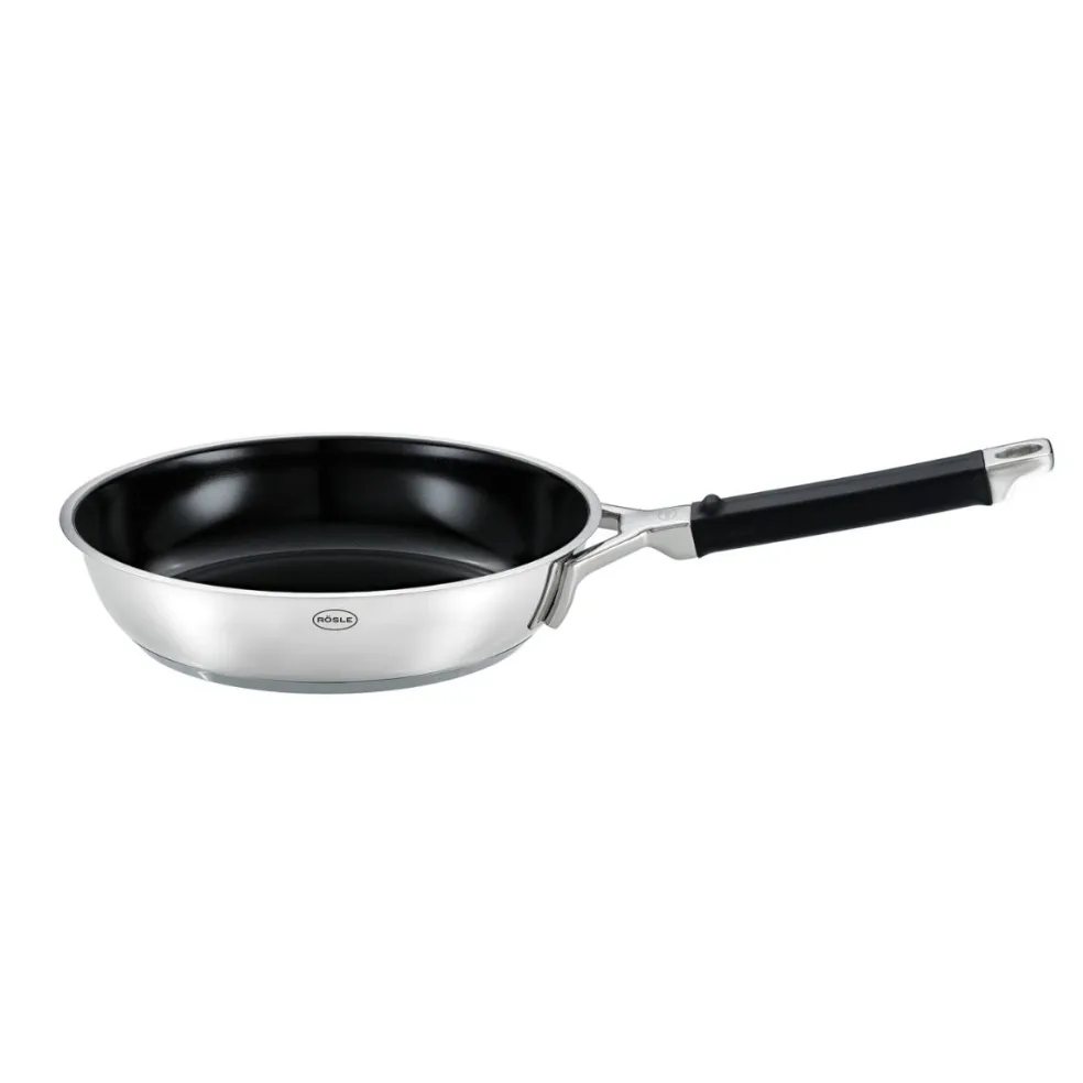 Sartén cerámica con exterior inox Silence Pro ProCeraPlus Rösle