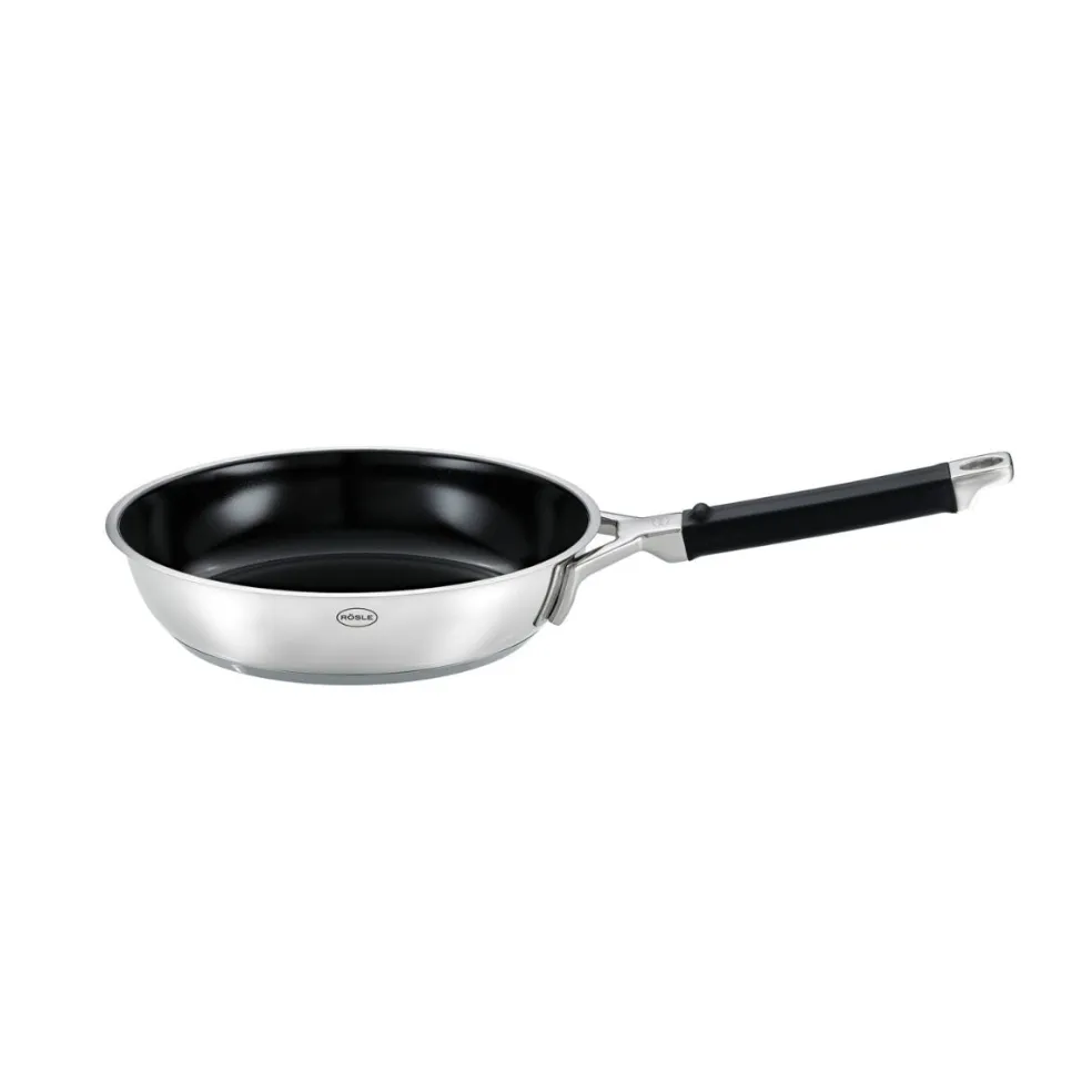 Sartén cerámica con exterior inox Silence Pro ProCeraPlus Rösle