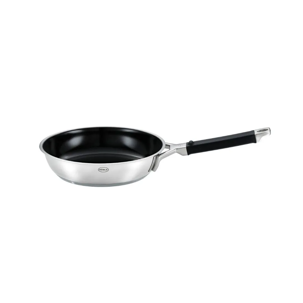 Sartén cerámica con exterior inox Silence Pro ProCeraPlus Rösle