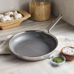 Sartén cerámica de acero inoxidable tricapa con fondo de nido de abeja Apex GreenPan
