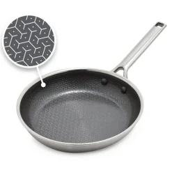 Sartén cerámica de acero inoxidable tricapa con fondo de nido de abeja Apex GreenPan