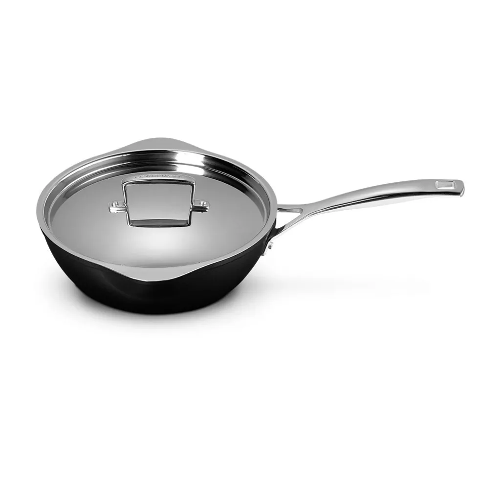 Sartén Chef Pro con vertedor y tapa acero Le Creuset