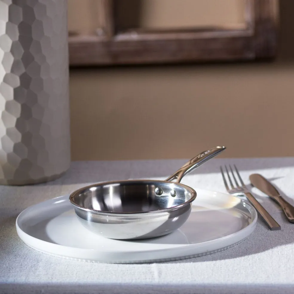 Sartén de acero inoxidable mini 3-Ply Castel`Pro Cristel