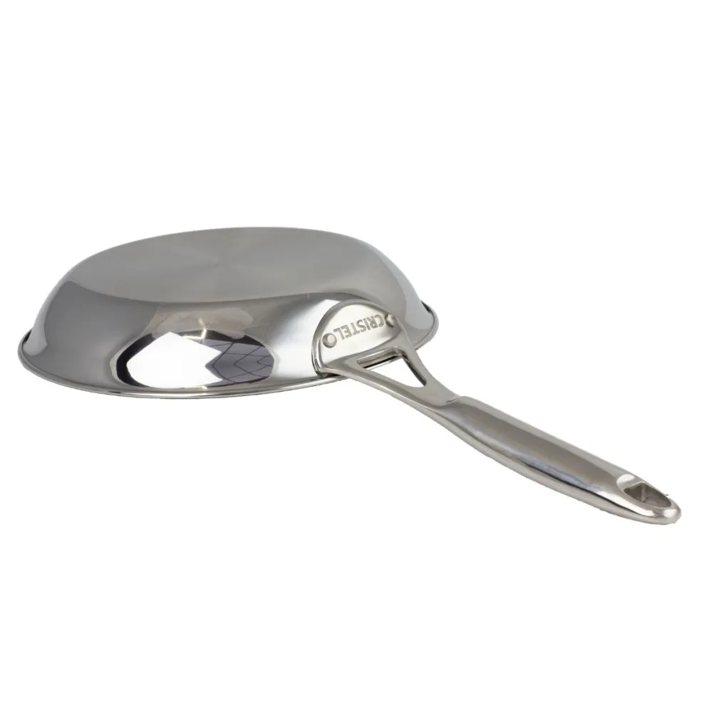 Sartén de acero inoxidable multicapa 5-Ply Castel'Pro Cristel