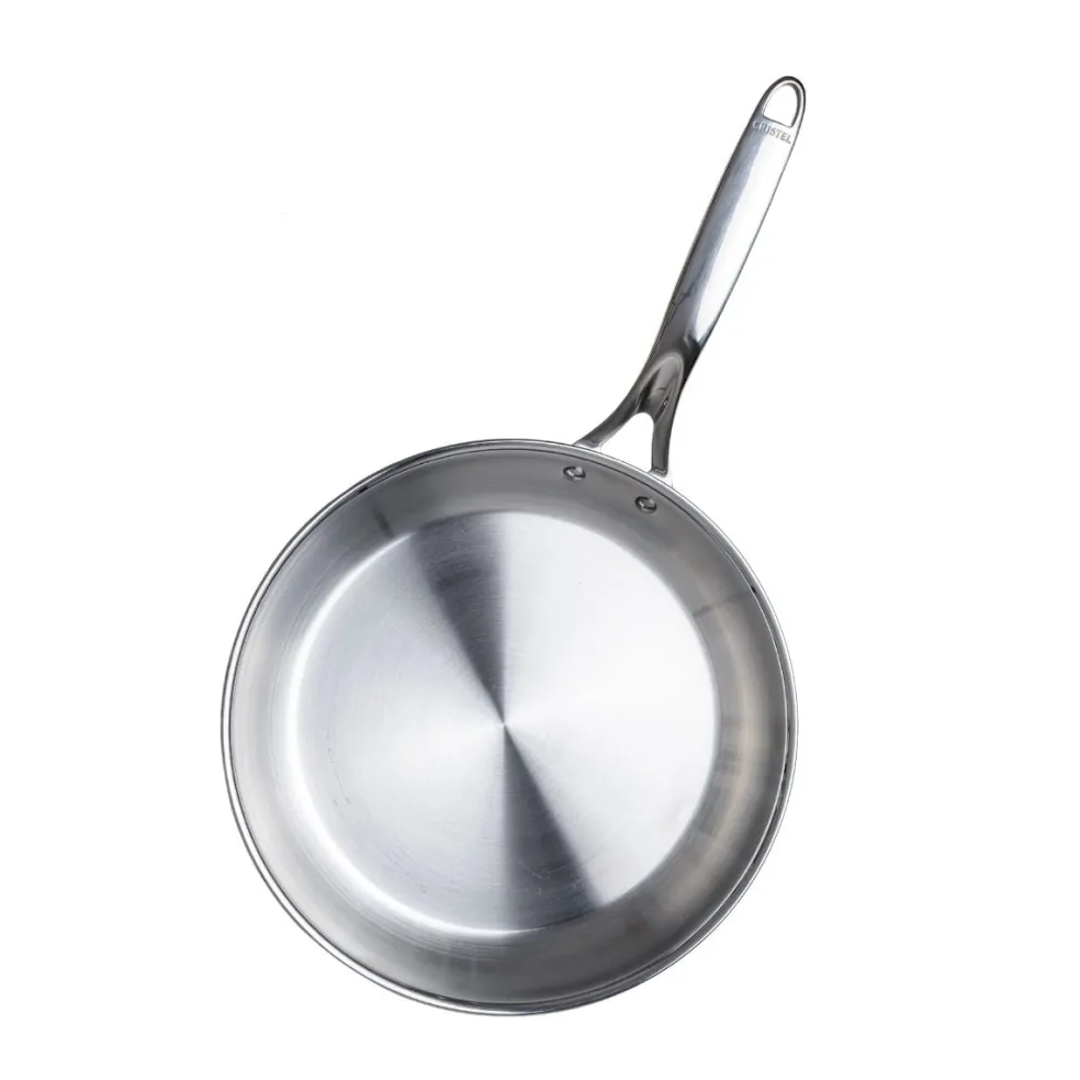 Sartén de acero inoxidable multicapa 5-Ply Castel'Pro Cristel