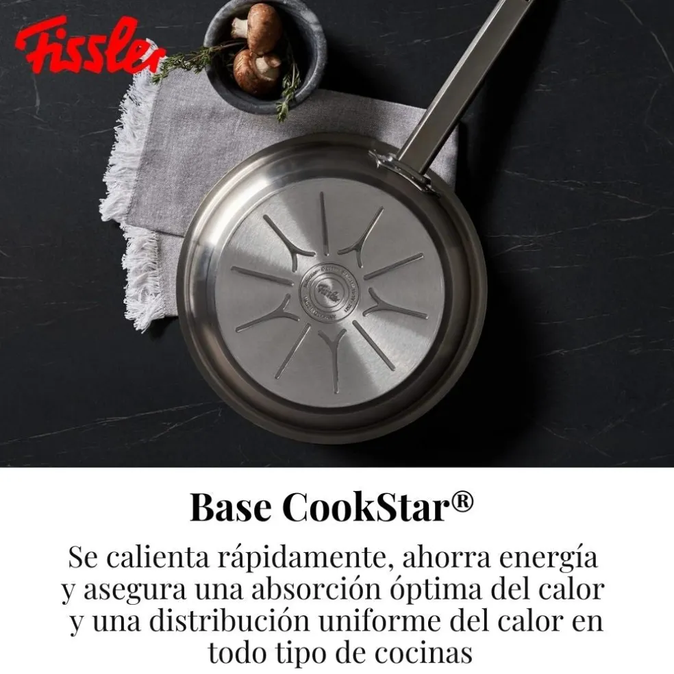 Sartén de acero inoxidable Novogrill® Original-Profi Collection® Fissler