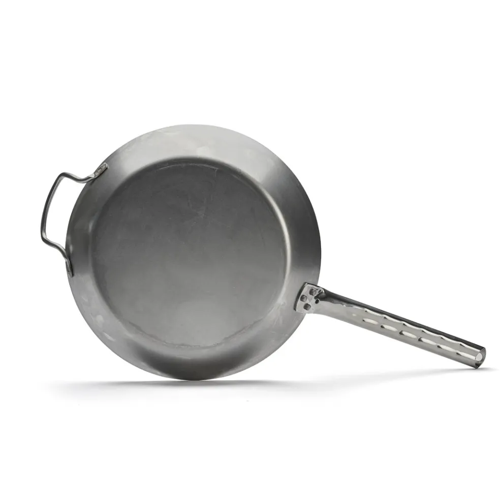 Sartén de hierro Carbone Plus con mango de acero inox Pro De Buyer