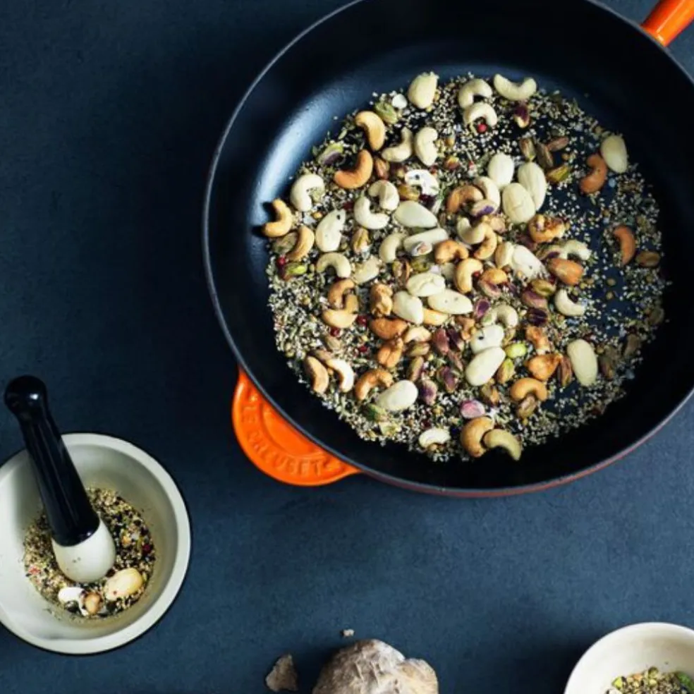 Sartén de hierro con mango de madera Le Creuset
