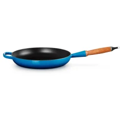 Sartén de hierro con mango de madera Le Creuset
