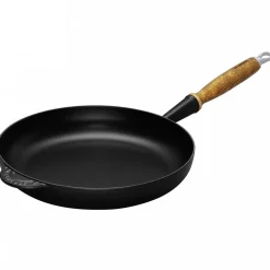Sartén de hierro con mango de madera Le Creuset