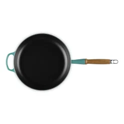 Sartén de hierro con mango de madera Le Creuset