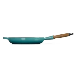 Sartén de hierro con mango de madera Le Creuset