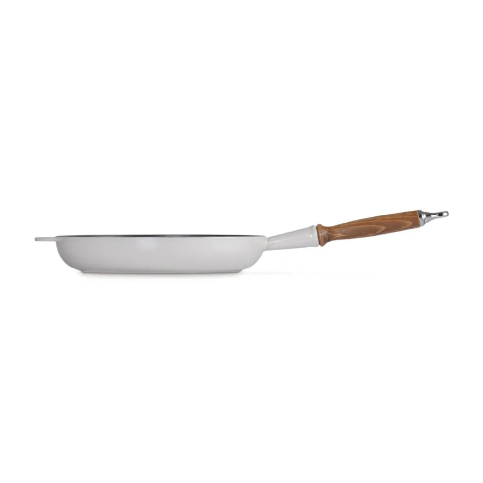 Sartén de hierro con mango de madera Le Creuset
