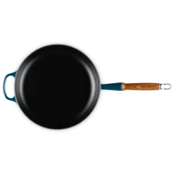 Sartén de hierro con mango de madera Le Creuset