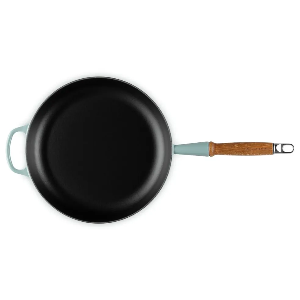 Sartén de hierro con mango de madera Le Creuset