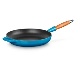 Sartén de hierro con mango de madera Le Creuset