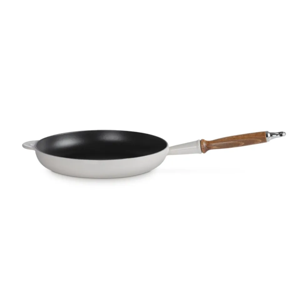 Sartén de hierro con mango de madera Le Creuset