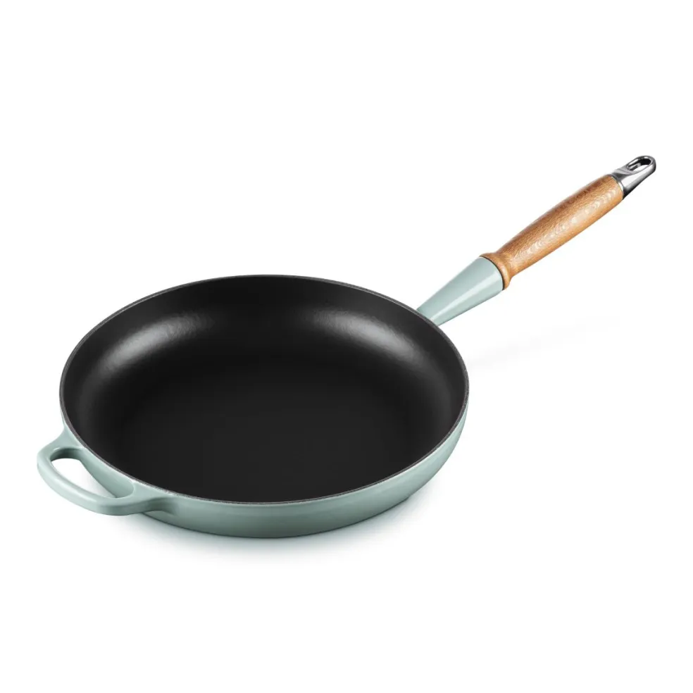 Sartén de hierro con mango de madera Le Creuset