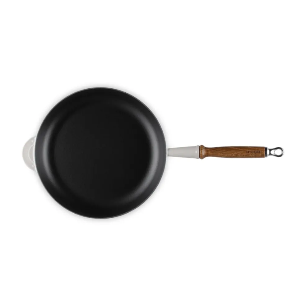 Sartén de hierro con mango de madera Le Creuset