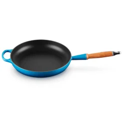 Sartén de hierro con mango de madera Le Creuset